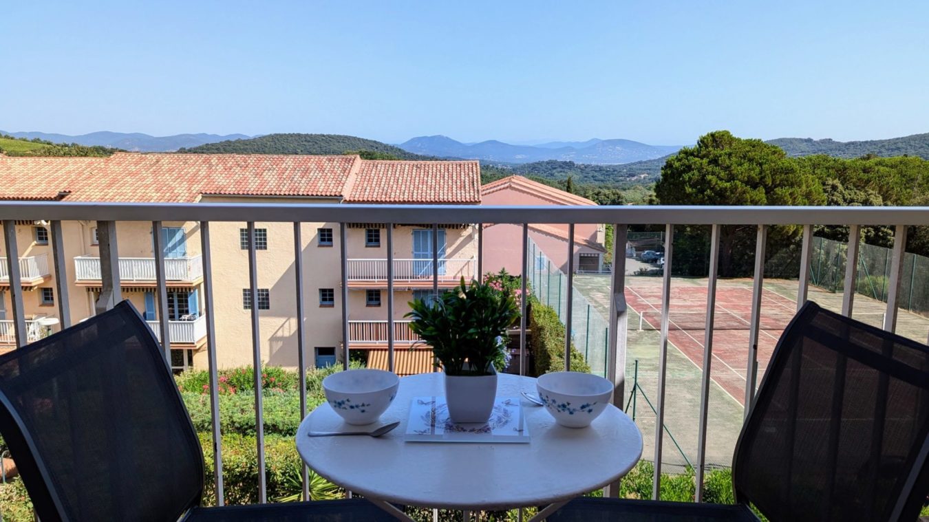 Vue du studio sur le golfe de Saint-Tropez